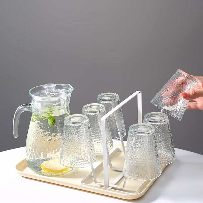 WA Modern Glass Water Set (Pitcher + 6 Cups)
WA Modern Glass Water Set (Pitcher + 6 Cups)