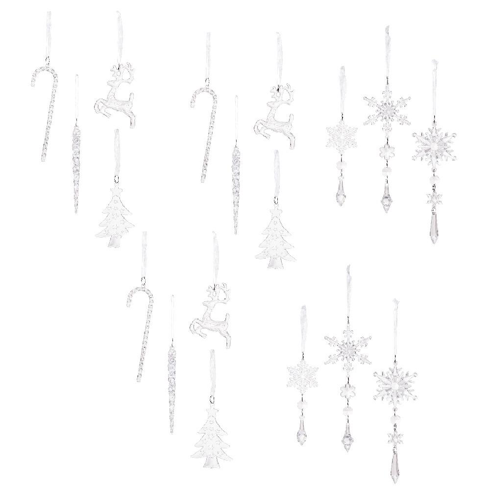 18 шт. Имитация акриловых елочных украшений Домашнее украшение 18Pcs
18 шт. Имитация акриловых елочных украшений Домашнее украшение 18Pcs