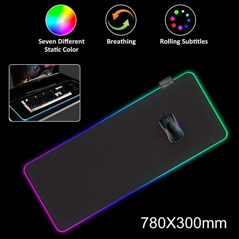 Lvye 780*300 мм большой противоскользящий коврик для игровой мыши RGB со светодиодной подсветкой для ноутбука
Lvye 780*300 мм большой противоскользящий коврик для игровой мыши RGB со светодиодной подсветкой для ноутбука
