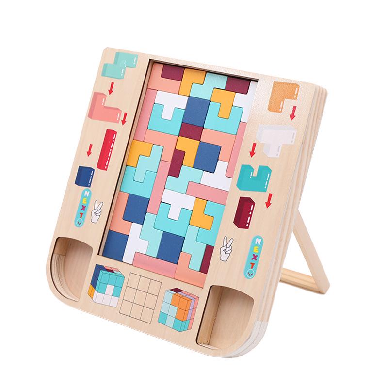 Educational Tetris 3D Jigsaw Puzzle for Kids Ages 3-6, Brain Teaser Toy for Boys and Girls
Educational Tetris 3D Jigsaw Puzzle for Kids Ages 3-6, Brain Teaser Toy for Boys and Girls
