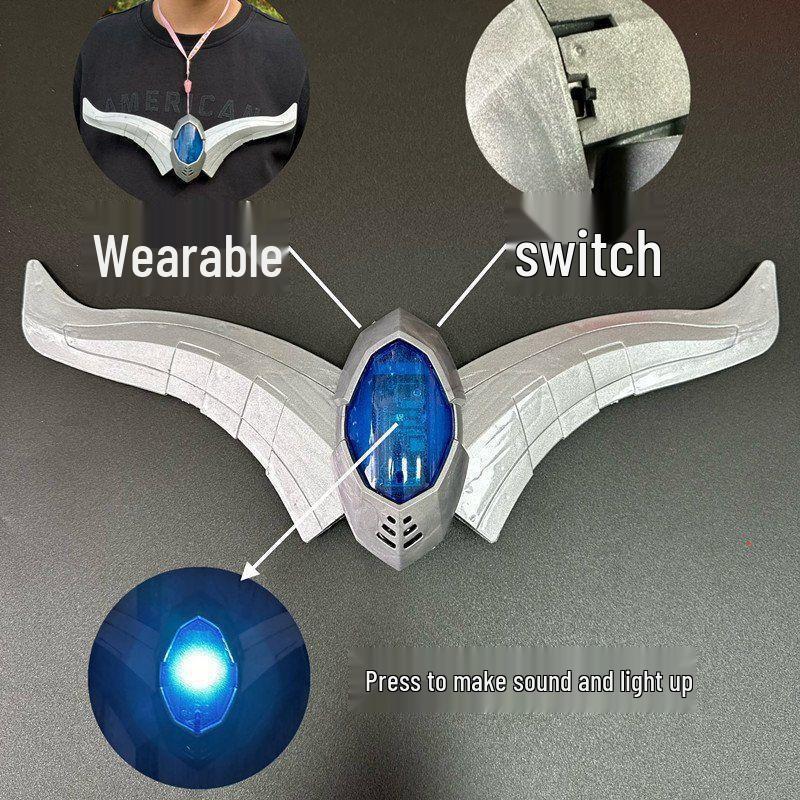 Zero Slugger Transformation Device Set: Bracelet, Glasses, Light Chest Lamp, Energy Stone, Pagira Shield Toy.
Zero Slugger Transformation Device Set: Bracelet, Glasses, Light Chest Lamp, Energy Stone, Pagira Shield Toy.