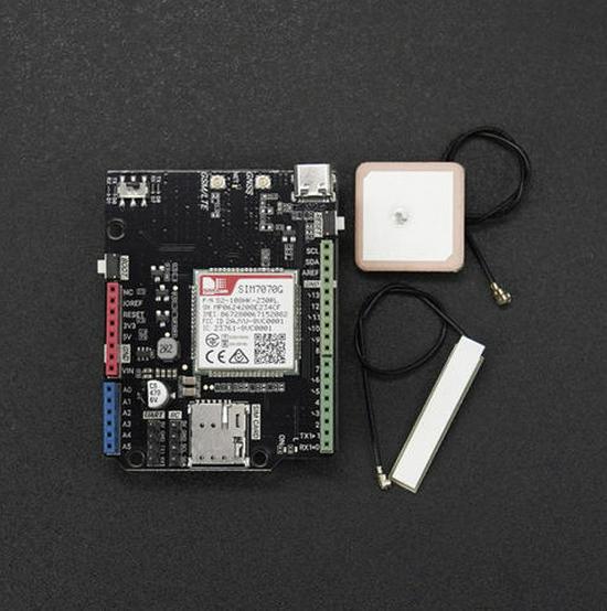 SIM7070G NB-IoT/LTE/GPRS Arduino Expansion Board
SIM7070G NB-IoT/LTE/GPRS Arduino Expansion Board
