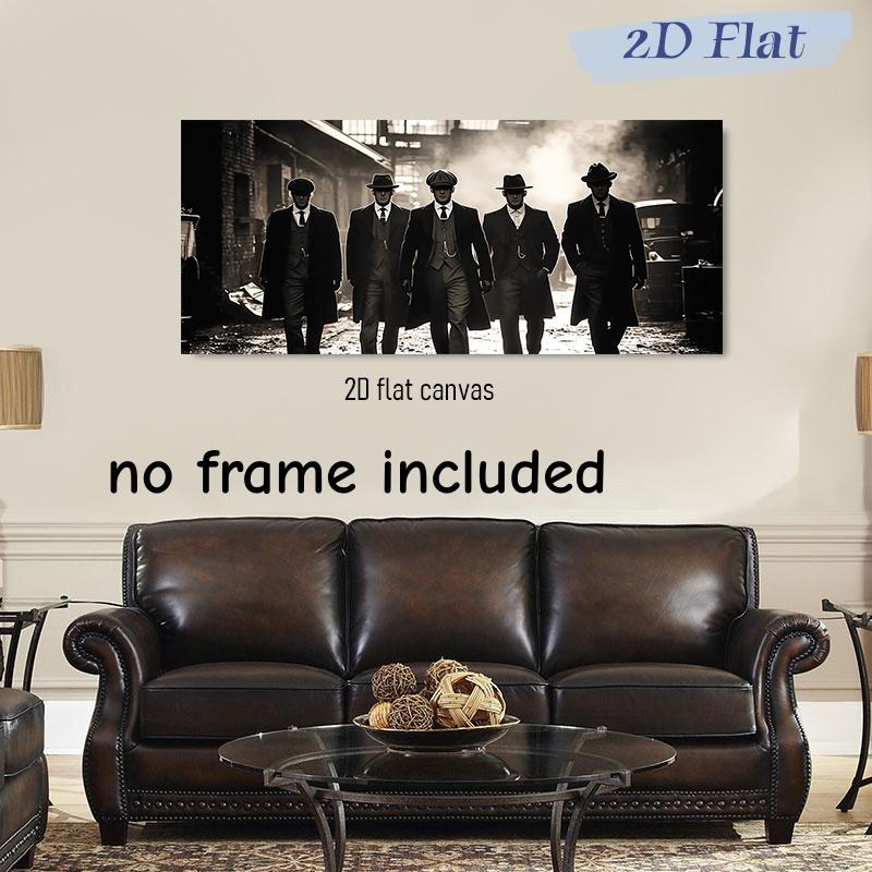 1pc Retro Gangster Movie Style Canvas Painting Black and White Industrial Style Decorative Painting Frameless Living Room Study (as the picture,50x100cm No Frame)
1pc Retro Gangster Movie Style Canvas Painting Black and White Industrial Style Decorative Painting Frameless Living Room Study (as the picture,50x100cm No Frame)