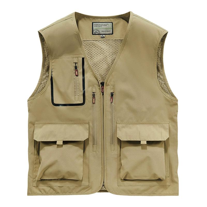 Summer Men Many Pocket Thin Tool Outdoor Casual Vest Men Camping Fishing Breathable Loose Sleeveless Vest Male Waistcoat 6XL хакі
Summer Men Many Pocket Thin Tool Outdoor Casual Vest Men Camping Fishing Breathable Loose Sleeveless Vest Male Waistcoat 6XL хакі