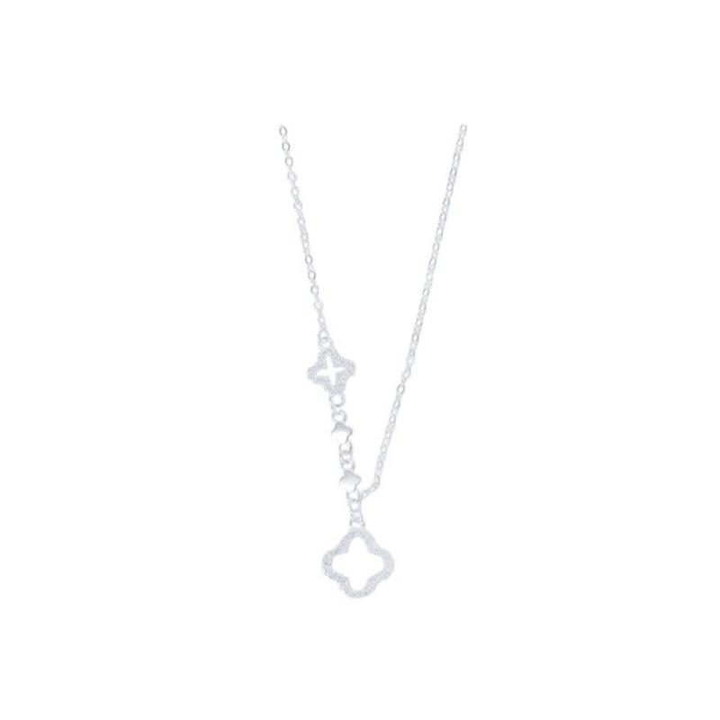 S925 Pure Silver Hollow Four - Leaf Clover Necklace for Women , Delicate and Compact , Sweet and Elegant Daily Wear Acce 925 silver серебряный
S925 Pure Silver Hollow Four - Leaf Clover Necklace for Women , Delicate and Compact , Sweet and Elegant Daily Wear Acce 925 silver серебряный