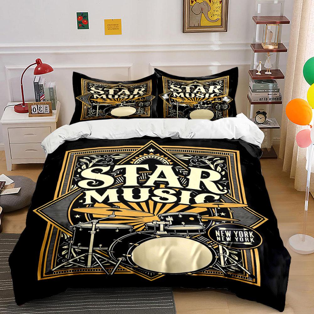 Drum kit, Star Music . Bedding sets Duvet cover sets Duvet covers Pillowcases(1 * Duvet Cover 2 * Pillowcases, without duvet insert) 135x200cm
Drum kit, Star Music . Bedding sets Duvet cover sets Duvet covers Pillowcases(1 * Duvet Cover 2 * Pillowcases, without duvet insert) 135x200cm