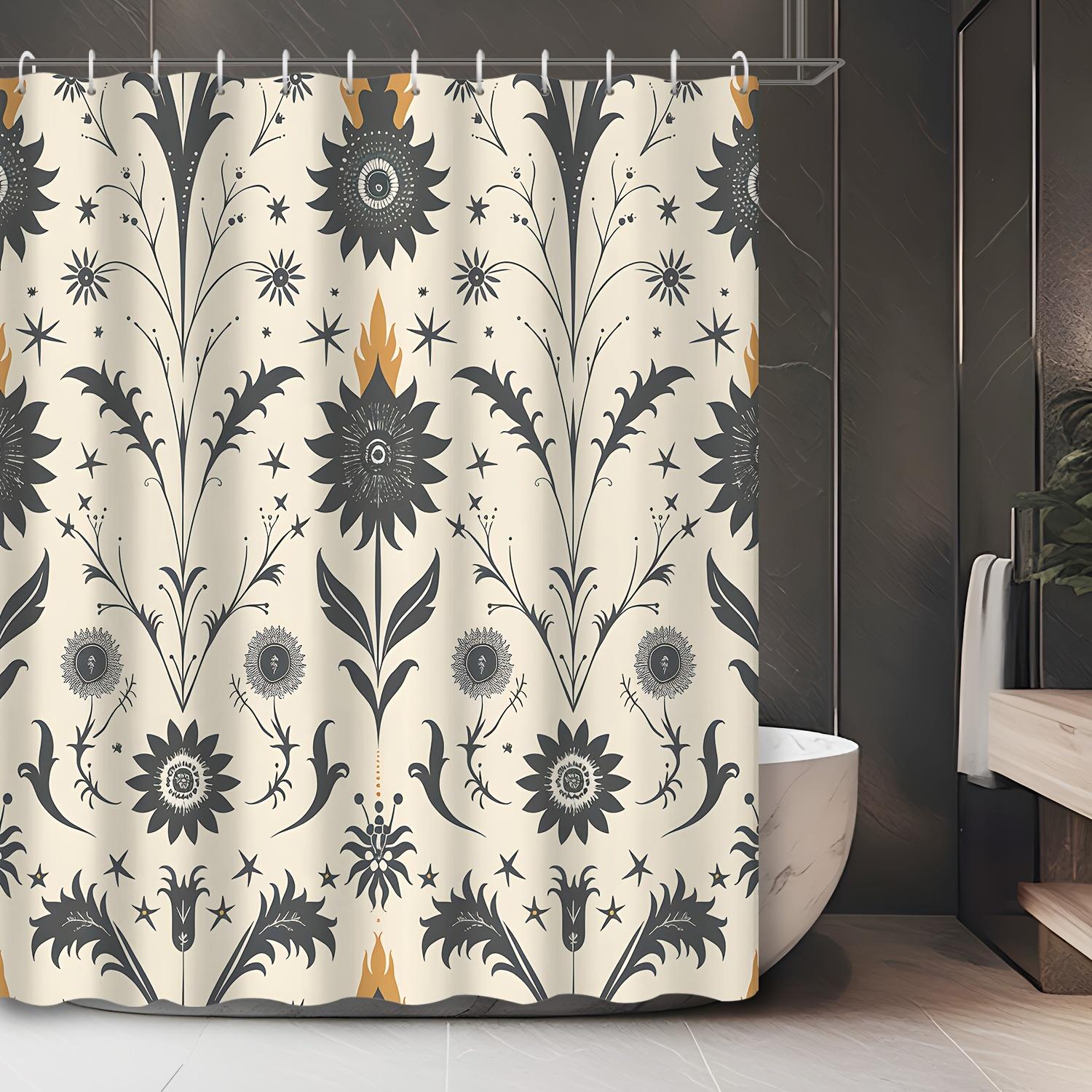 Boho Vintage Floral Geometric Curtain - Water-Resistant, 12 Hooks, Plant Theme, Grommet Top, All-Season W60H190(CM)-1 Pcs
Boho Vintage Floral Geometric Curtain - Water-Resistant, 12 Hooks, Plant Theme, Grommet Top, All-Season W60H190(CM)-1 Pcs