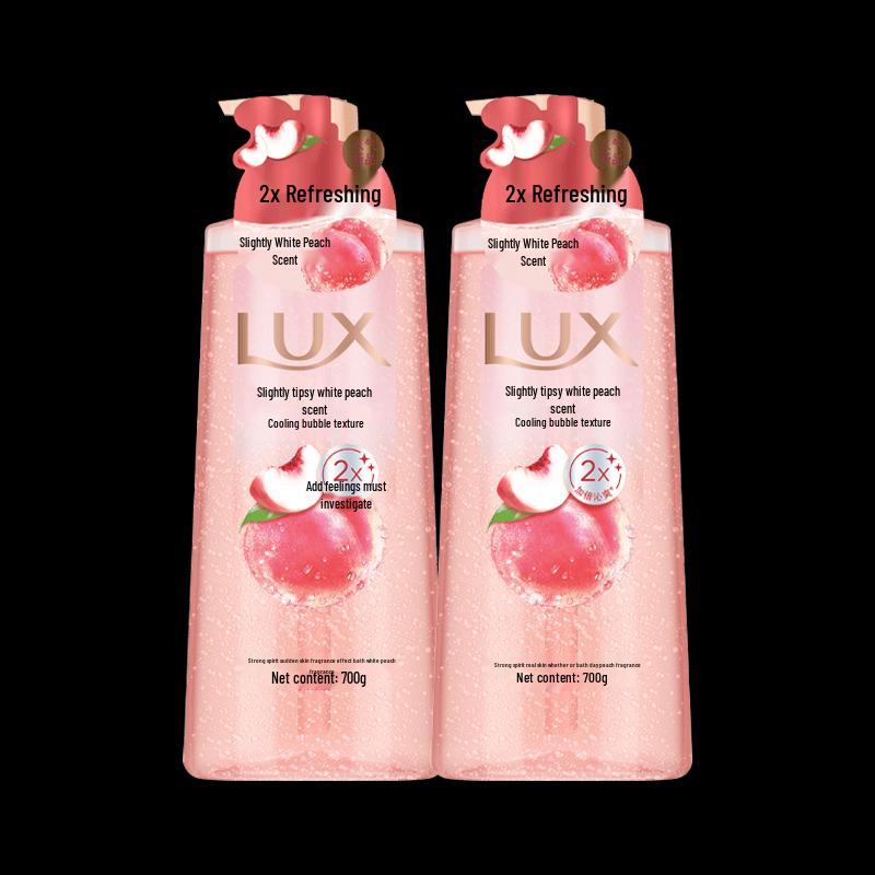 Lux White Peach Scented Shower Gel Duo Pack
Lux White Peach Scented Shower Gel Duo Pack