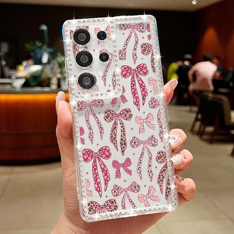 Pink Bowknots Flowers Diamond Case For Samsung Galaxy S25 Ultra S24 Plus S22 S23 S21 FE A14 A15 A16 A25 A26 A34 A35 A36 A54 A55 A56 5G Capa Funda Samsung S24 прозорий
Pink Bowknots Flowers Diamond Case For Samsung Galaxy S25 Ultra S24 Plus S22 S23 S21 FE A14 A15 A16 A25 A26 A34 A35 A36 A54 A55 A56 5G Capa Funda Samsung S24 прозорий