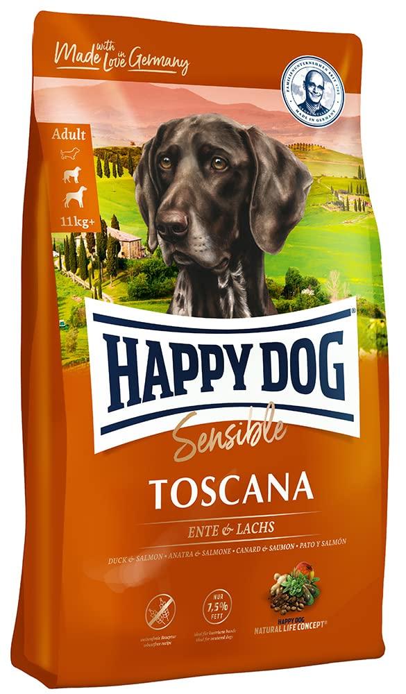 Happy Dog Supreme Sensible Tuscan Weight Care Gourmet Sensitive Adult сухой корм для средних и крупных собак 4 кг (Утка и Лосось)
Happy Dog Supreme Sensible Tuscan Weight Care Gourmet Sensitive Adult сухой корм для средних и крупных собак 4 кг (Утка и Лосось)
