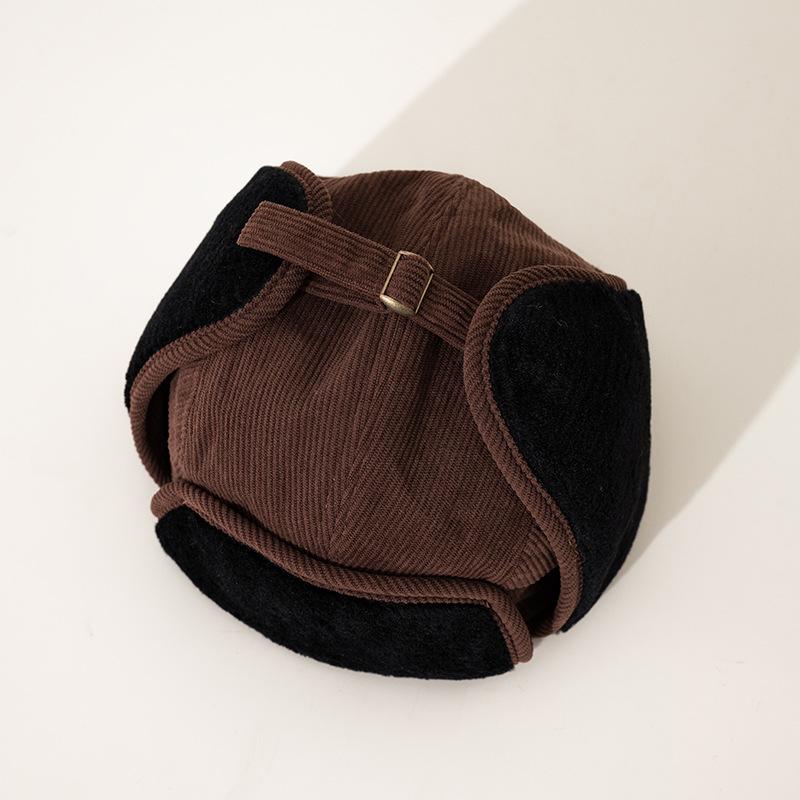 24 Small Version of The Thunderbolt Hat Female Fall and Winter Warm Cycling Ear Protection Cap Male Thin Section Windproof Cap Cold Corduroy One Size темно-коричневого кольору
24 Small Version of The Thunderbolt Hat Female Fall and Winter Warm Cycling Ear Protection Cap Male Thin Section Windproof Cap Cold Corduroy One Size темно-коричневого кольору