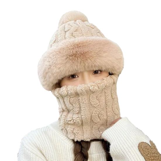 Шапка-пуловер 3-в-1 Вязаная шапка Однотонная Плюшевый помпон Декор Подкладка из флиса Шарф Маска для лица Шапка Головной убор Аксессуары для холодной погоды хаки
Шапка-пуловер 3-в-1 Вязаная шапка Однотонная Плюшевый помпон Декор Подкладка из флиса Шарф Маска для лица Шапка Головной убор Аксессуары для холодной погоды хаки
