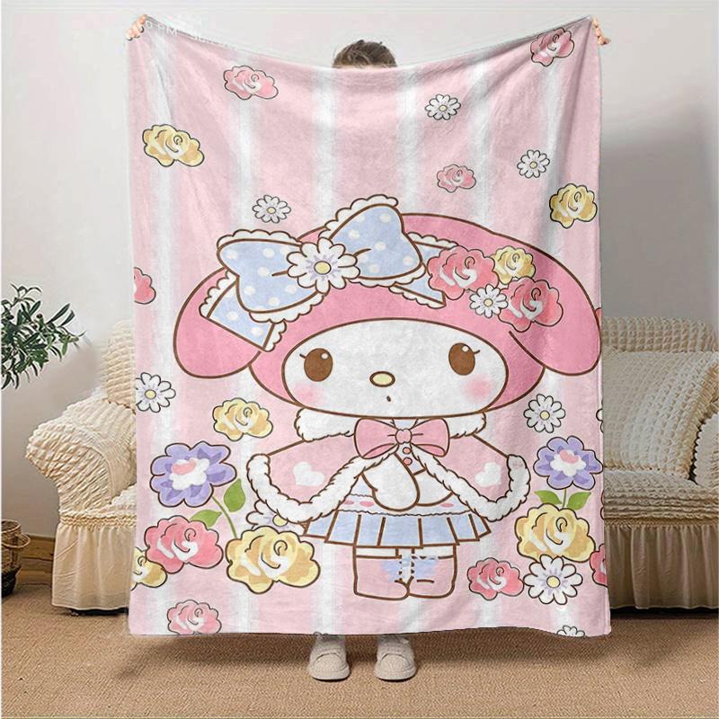 1pc My Melody s Floral Fantasy Blanket, Cartoon Home Decor Gift, Living Room, Travel, Camping, Car Blankets, Beach, Office Naps, Soft Warm Throw Blank 130x150cm
1pc My Melody s Floral Fantasy Blanket, Cartoon Home Decor Gift, Living Room, Travel, Camping, Car Blankets, Beach, Office Naps, Soft Warm Throw Blank 130x150cm