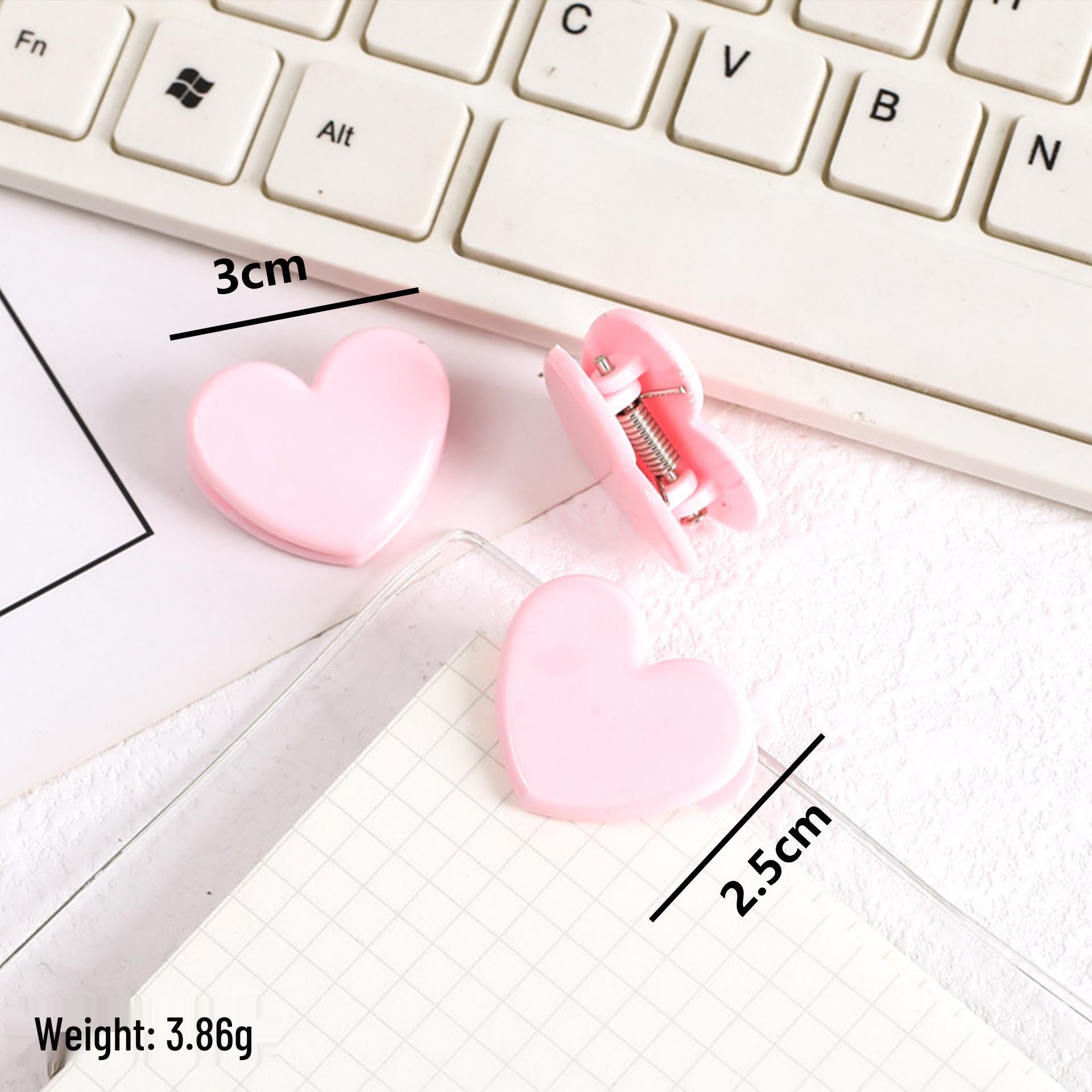 Heart Shaped Acrylic Stationery Clips: Mini Clips for Student Test Papers and Photos розовый
Heart Shaped Acrylic Stationery Clips: Mini Clips for Student Test Papers and Photos розовый