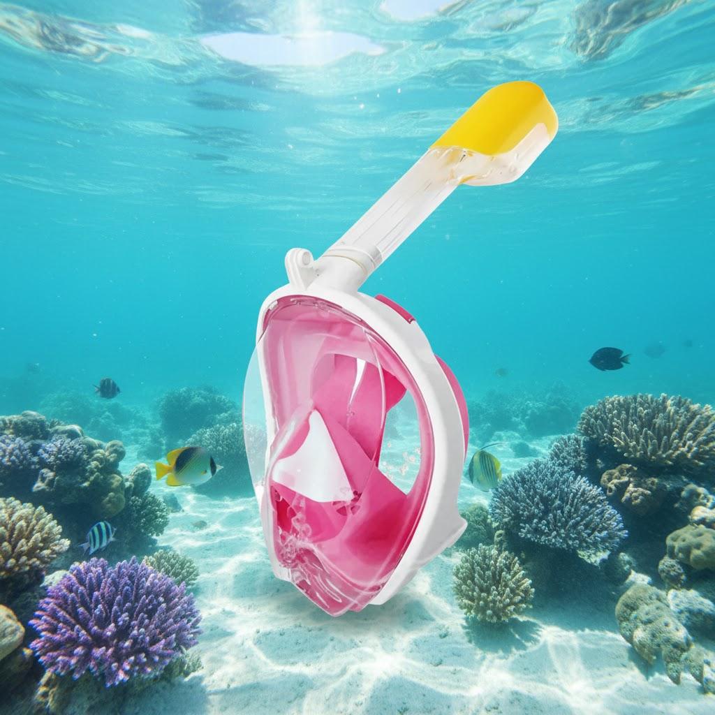 180 Degree Full Face Snorkel Mask Anti Fog Anti Leak Breathing Tube Camera Mount for Safe Swimming Diving
180 Degree Full Face Snorkel Mask Anti Fog Anti Leak Breathing Tube Camera Mount for Safe Swimming Diving