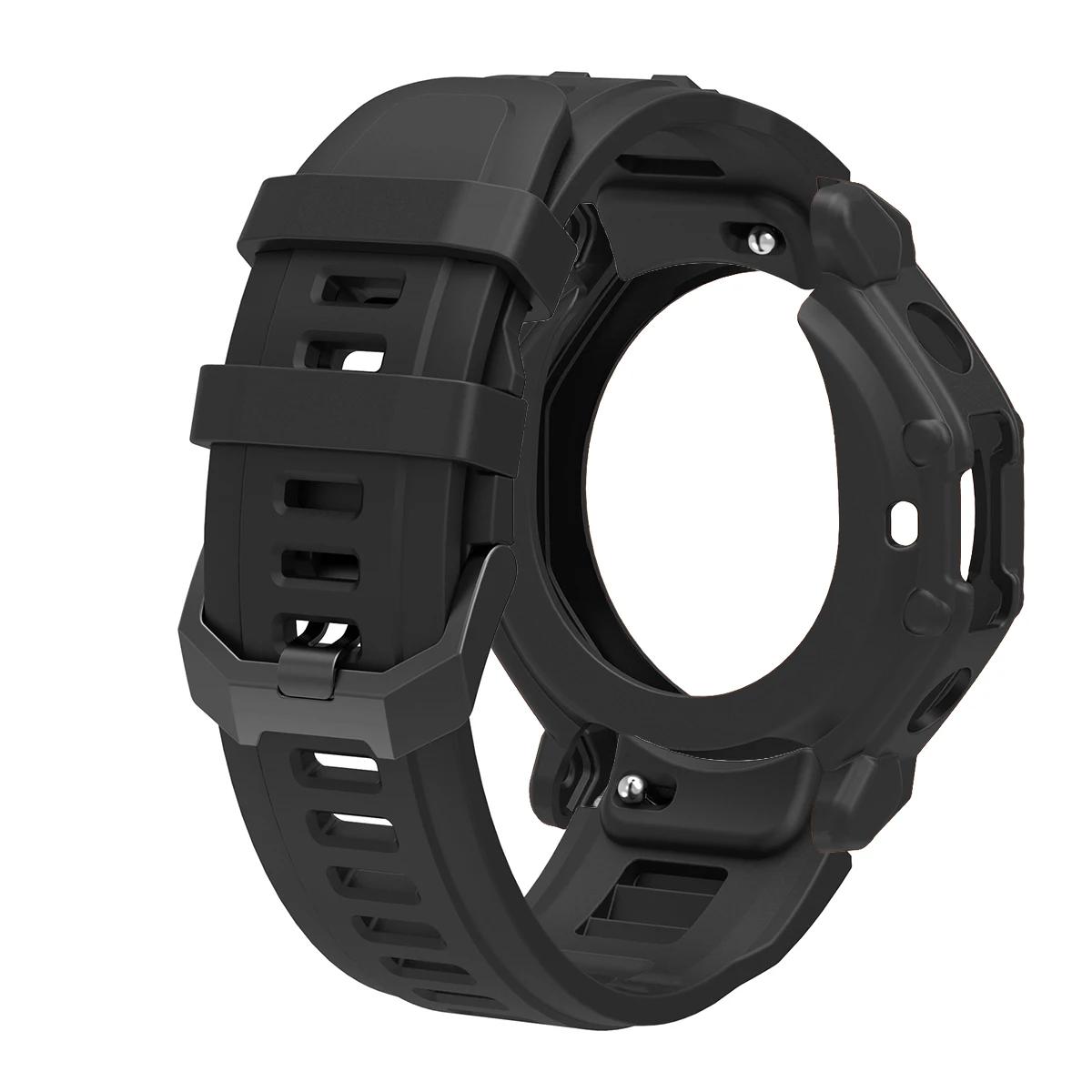 Силіконовий ремінець + Чохол для смарт-годинника Huami Amazfit T-REX 3 Pro Ремінець для годинника Браслет Накладка на зап ястя для Amazfit T-rex3 Pro For T-rex 3pro 48mm
Силіконовий ремінець + Чохол для смарт-годинника Huami Amazfit T-REX 3 Pro Ремінець для годинника Браслет Накладка на зап ястя для Amazfit T-rex3 Pro For T-rex 3pro 48mm