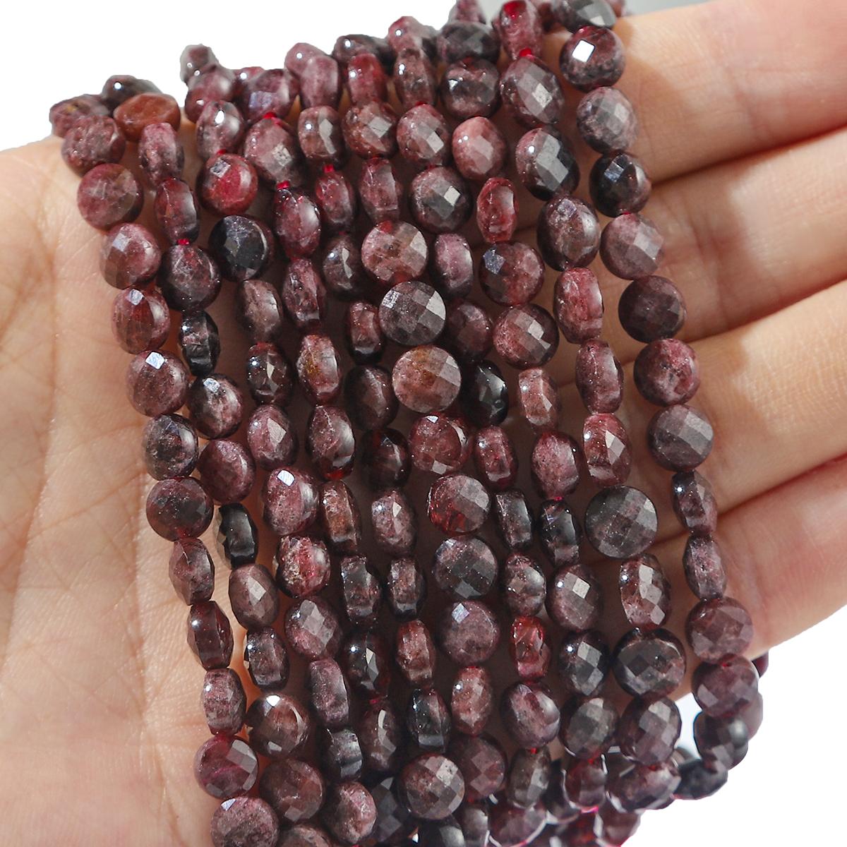 6 мм 60 шт двусторонние бусины из натурального камня для изготовления ювелирных изделий DIY браслет ожерелье Garnet
6 мм 60 шт двусторонние бусины из натурального камня для изготовления ювелирных изделий DIY браслет ожерелье Garnet