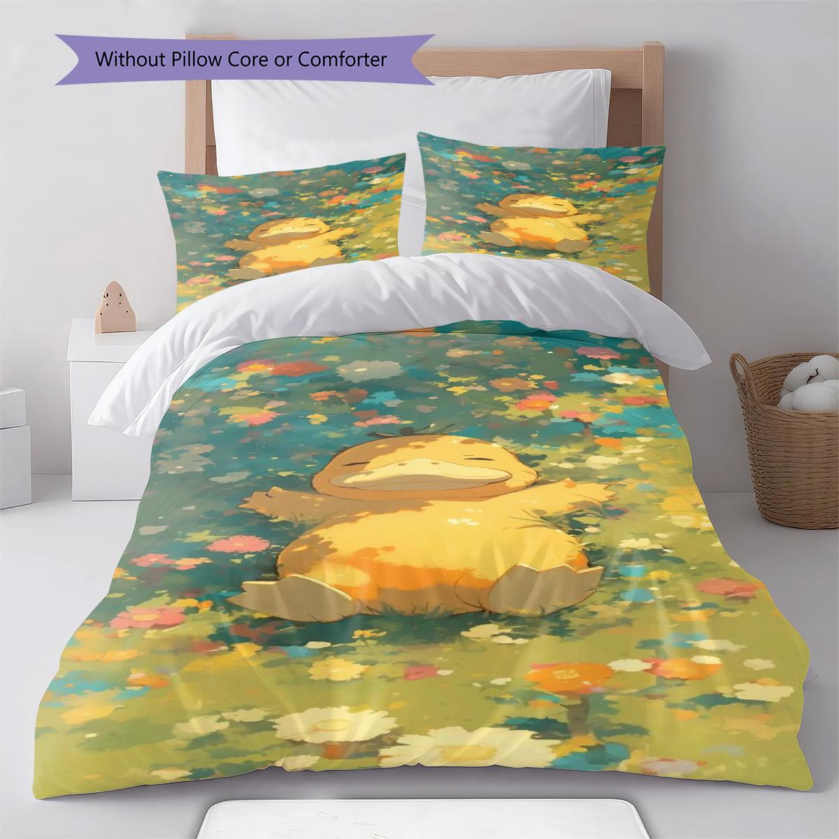 Pokémon Bedding Set Magical Stars Pokémon Anime Duvet Cover Polyester Soft Comforter Bedroom Set -QJY 135x200cm
Pokémon Bedding Set Magical Stars Pokémon Anime Duvet Cover Polyester Soft Comforter Bedroom Set -QJY 135x200cm