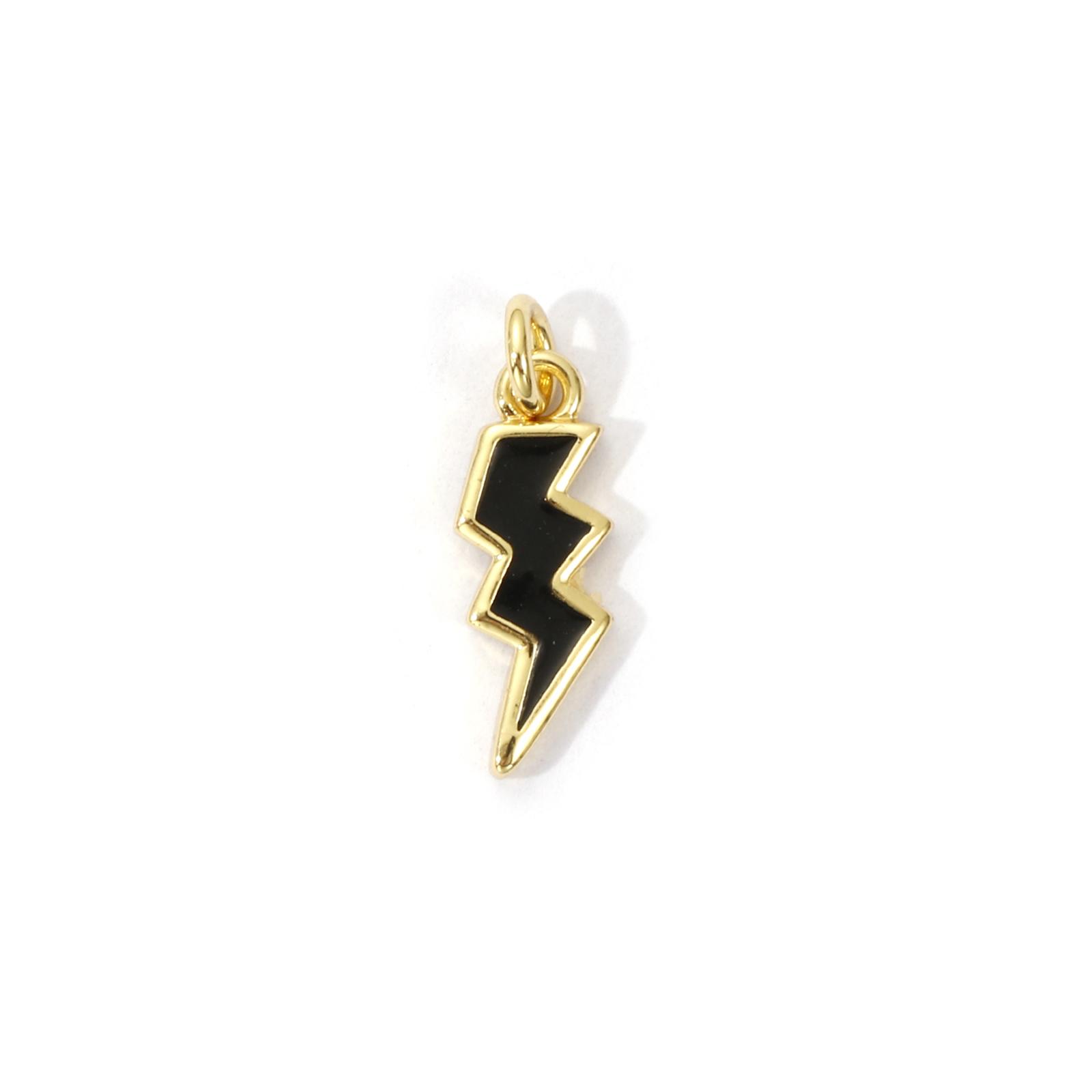 2 PCs Brass Charms 18K Gold Plated Colorful Enamel Cloud Meteor Lightning Weather Pendant For DIY Necklace Jewelry Making
2 PCs Brass Charms 18K Gold Plated Colorful Enamel Cloud Meteor Lightning Weather Pendant For DIY Necklace Jewelry Making
