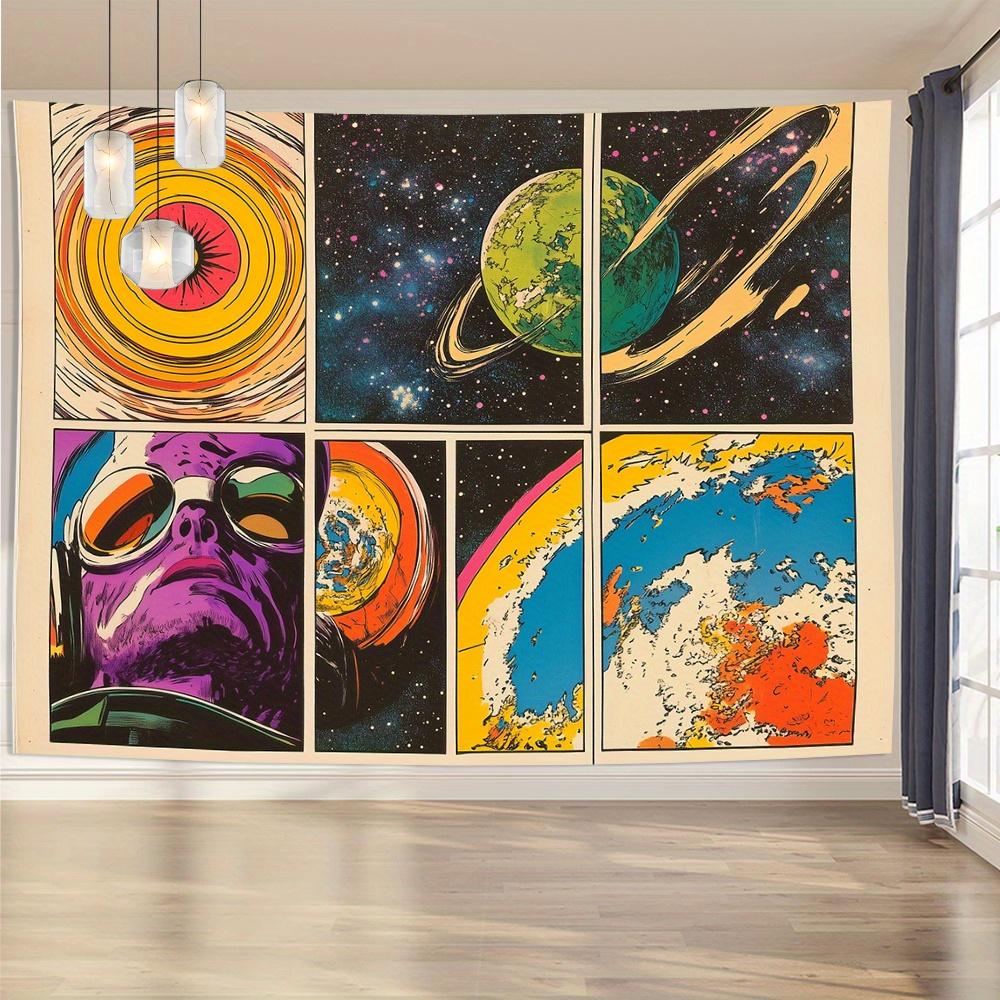 Space Comics Theme Digital printing polyester wall hanging tapestry decorative Living room bedrooms Office background gift 74x94cm(29x37in)
Space Comics Theme Digital printing polyester wall hanging tapestry decorative Living room bedrooms Office background gift 74x94cm(29x37in)