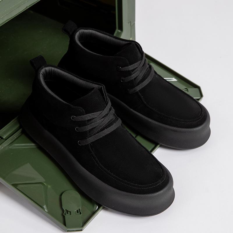 Autumn and winter anti-velvet cowhide thick-soled high-top shoes men s handmade online velvet Martin boots lace-up tooling shoes casual shoes 38
Autumn and winter anti-velvet cowhide thick-soled high-top shoes men s handmade online velvet Martin boots lace-up tooling shoes casual shoes 38