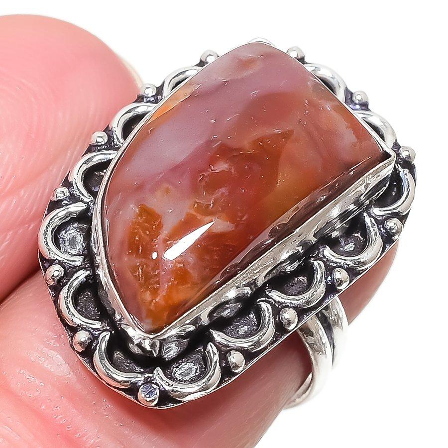 Подарочное кольцо из стерлингового серебра 925 пробы с натуральным драгоценным камнем Норина Джаспер, размер 6,5 v7d75
Подарочное кольцо из стерлингового серебра 925 пробы с натуральным драгоценным камнем Норина Джаспер, размер 6,5 v7d75