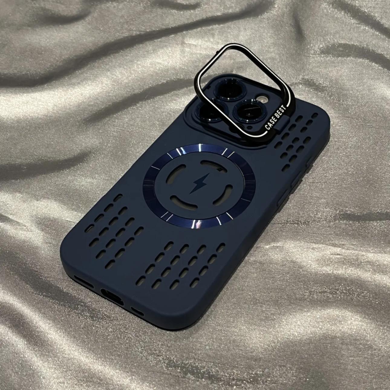 Точка замерзания Рассеивание тепла Полый Магнитная адсорбция Подходит для чехла для мобильного телефона Apple 16promax Защитный чехол с кронштейном для объектива iPhone 13 iPhone 12 Pro
Точка замерзания Рассеивание тепла Полый Магнитная адсорбция Подходит для чехла для мобильного телефона Apple 16promax Защитный чехол с кронштейном для объектива iPhone 13 iPhone 12 Pro