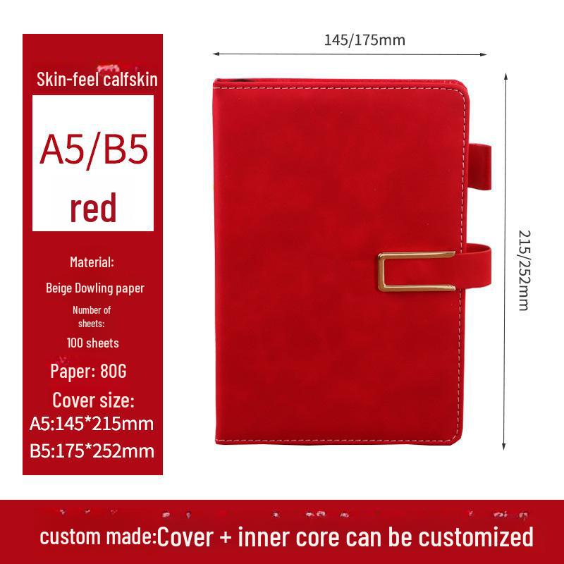Custom Magnetic Buckle A5 Business Notebook for Conferences and Office
Custom Magnetic Buckle A5 Business Notebook for Conferences and Office