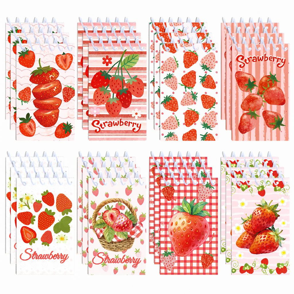 8Pcs Mini Pocket Notepad Watercolor Vertical Flip Notebook Student Notepad Mini Strawberry Spiral Notebook For Notes Students
8Pcs Mini Pocket Notepad Watercolor Vertical Flip Notebook Student Notepad Mini Strawberry Spiral Notebook For Notes Students