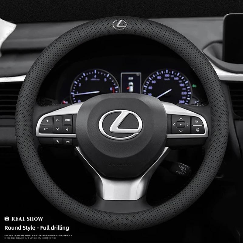 Lexus Car Leather Steering Wheel Cover Anti-slip Accessories For Lexus F SPORT ES RX NX LS UX LM LX GX LC RZ IS CT GS RC HS SC
Lexus Car Leather Steering Wheel Cover Anti-slip Accessories For Lexus F SPORT ES RX NX LS UX LM LX GX LC RZ IS CT GS RC HS SC