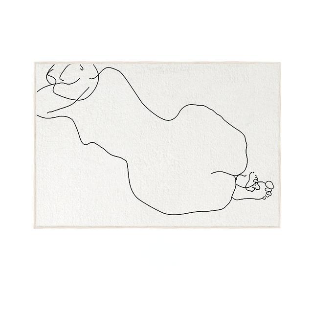 Современный минималистский скандинавский художественный ковер для гостиной, большой площади, спальни, белый плюшевый, пушистый, мягкий, высококачественный декоративный ковер 80x120cm
Современный минималистский скандинавский художественный ковер для гостиной, большой площади, спальни, белый плюшевый, пушистый, мягкий, высококачественный декоративный ковер 80x120cm