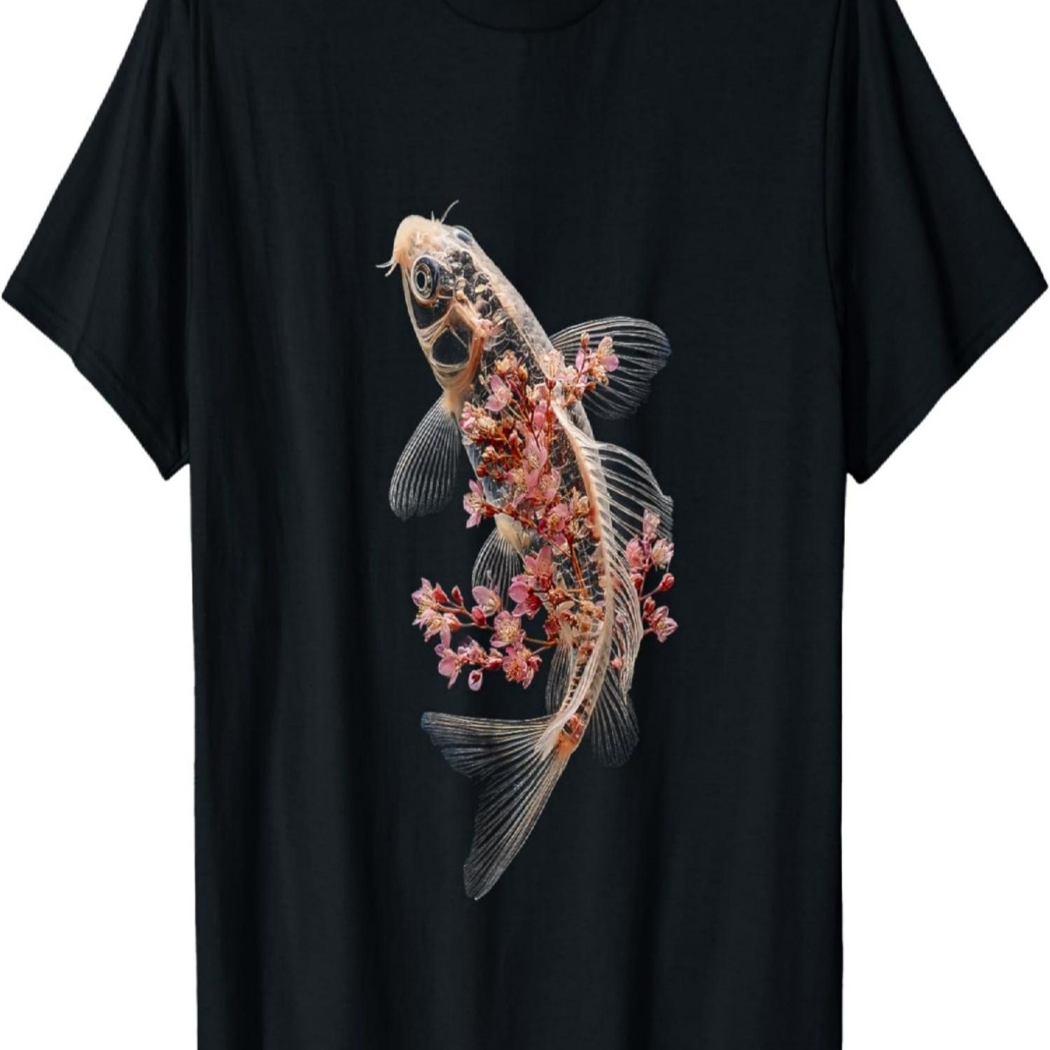 Koi Fish Floral Harmony with Cherry Blossoms T-Shirt S чёрный
Koi Fish Floral Harmony with Cherry Blossoms T-Shirt S чёрный