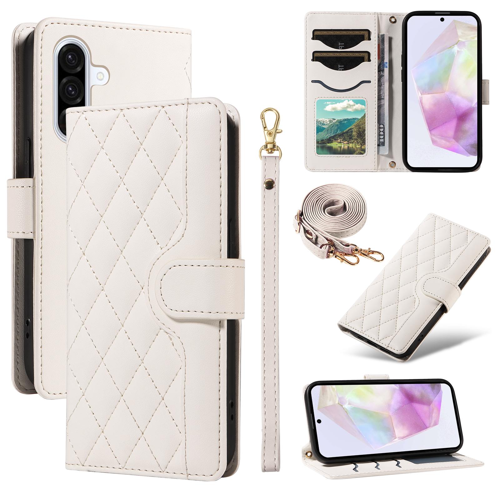 For Samsung Galaxy A56 5G/M56 5G Wallet Case Rhombus Leather Phone Cover with Strap H
For Samsung Galaxy A56 5G/M56 5G Wallet Case Rhombus Leather Phone Cover with Strap H