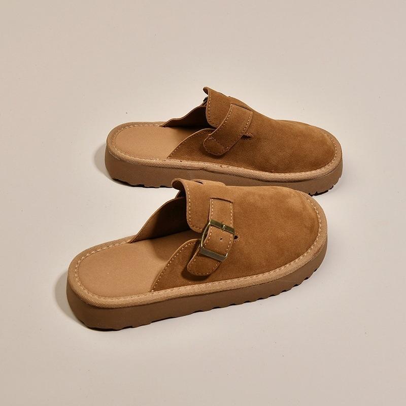 Thick-soled soft leather Boken slippers women s wear spring 2025 new bag head half slippers retro muffin lazy shoes 40 хакі
Thick-soled soft leather Boken slippers women s wear spring 2025 new bag head half slippers retro muffin lazy shoes 40 хакі