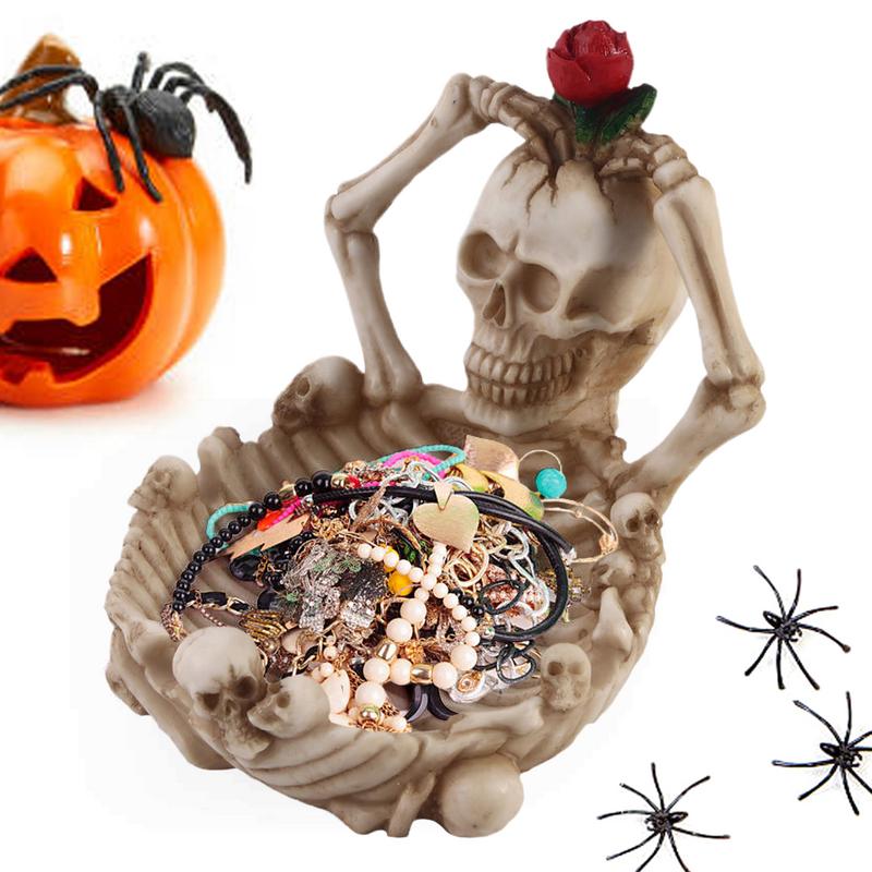 3D Realistic Skull Plate Large Capacity Ghost Tray Cartoon Ghost Decorative Plate Food Dessert Candy Salad Snack Plate
3D Realistic Skull Plate Large Capacity Ghost Tray Cartoon Ghost Decorative Plate Food Dessert Candy Salad Snack Plate