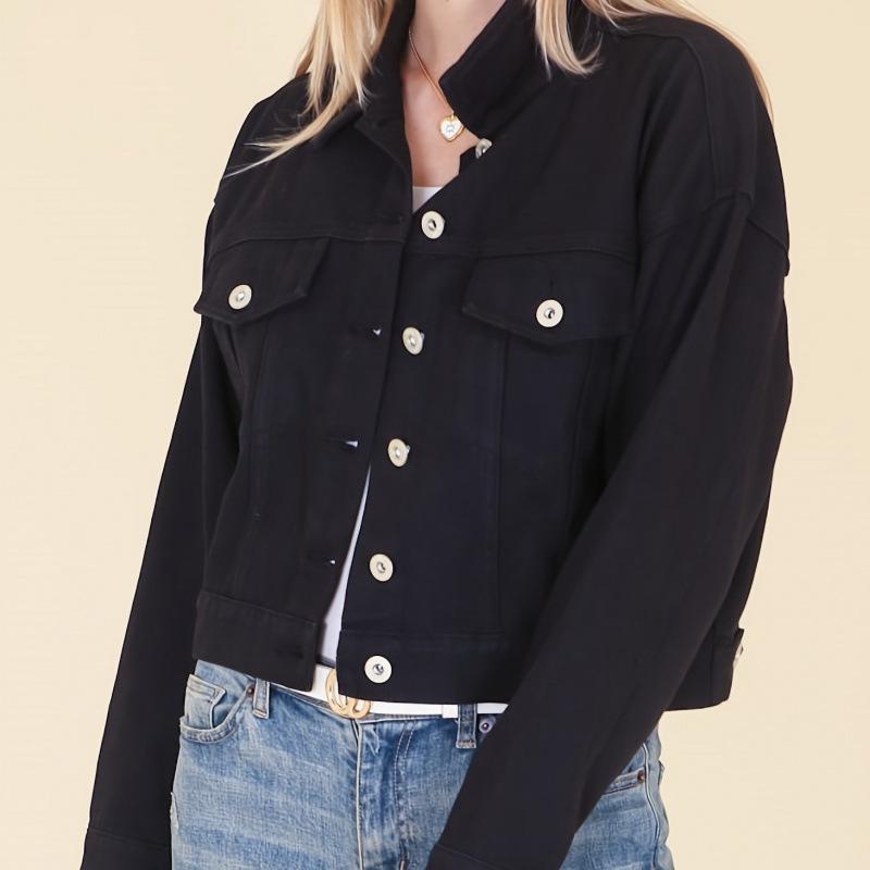 2026 European & American Classic Long-Sleeve Button-Up Denim Jacket with Pockets Medium
2026 European & American Classic Long-Sleeve Button-Up Denim Jacket with Pockets Medium