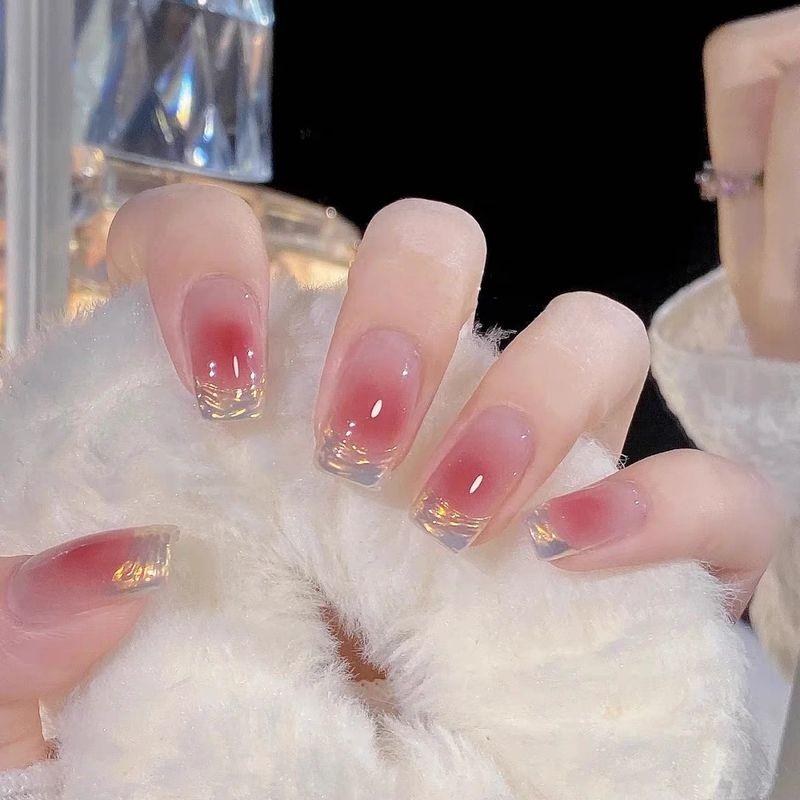 Handmade Wear Armor Fancy White Blush Aurora French Finished Handmade Nail Stickers Detachable Medium and long square Xs code sunset afterglow
Handmade Wear Armor Fancy White Blush Aurora French Finished Handmade Nail Stickers Detachable Medium and long square Xs code sunset afterglow