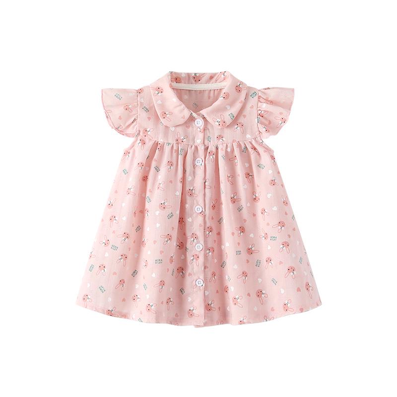 2025 Girls Pink Princess Dress - Floral Bunny Design with Flutter Sleeves 80 cm рожевий
2025 Girls Pink Princess Dress - Floral Bunny Design with Flutter Sleeves 80 cm рожевий