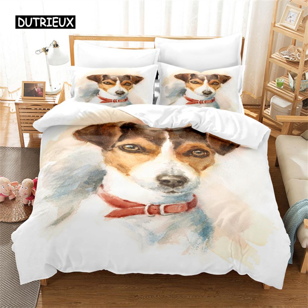 Милые животные, собаки, комплект постельного белья, пододеяльник, комплект постельного белья с 3D-печатью, комплект постельного белья размера «queen size», модный дизайн EU single(135x200cm)
Милые животные, собаки, комплект постельного белья, пододеяльник, комплект постельного белья с 3D-печатью, комплект постельного белья размера «queen size», модный дизайн EU single(135x200cm)