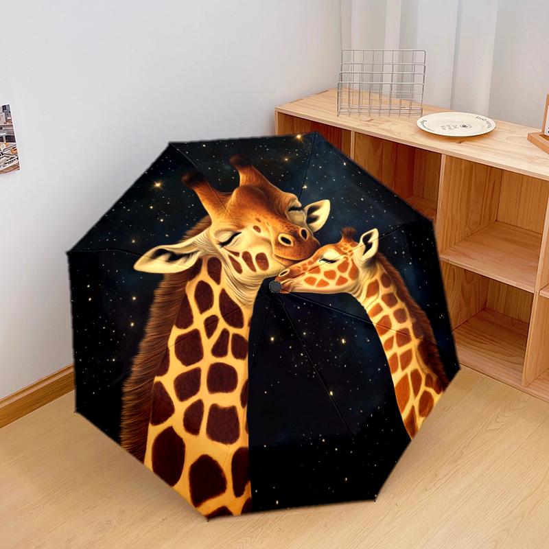 1 PC Automatic Folding Umbrella - Cute giraffe Pattern, Portable & Foldable Design with 8 Ribs, Christmas Birthday Gifts
1 PC Automatic Folding Umbrella - Cute giraffe Pattern, Portable & Foldable Design with 8 Ribs, Christmas Birthday Gifts