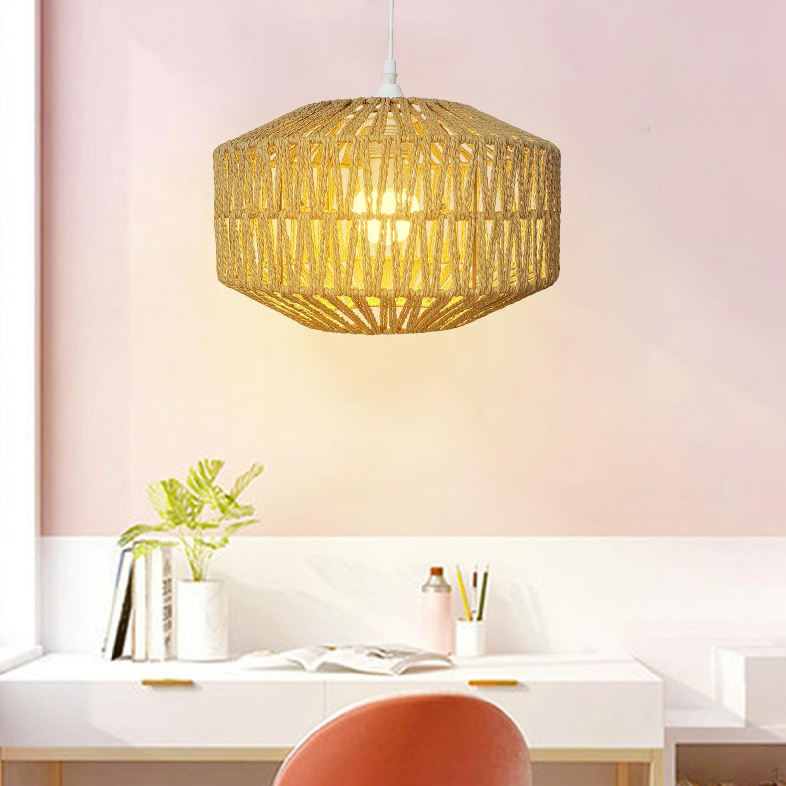 Woven Rope Lampshade Lamp Shade Decors Reading Light Chandelier Covers Shades Floor Table
Woven Rope Lampshade Lamp Shade Decors Reading Light Chandelier Covers Shades Floor Table