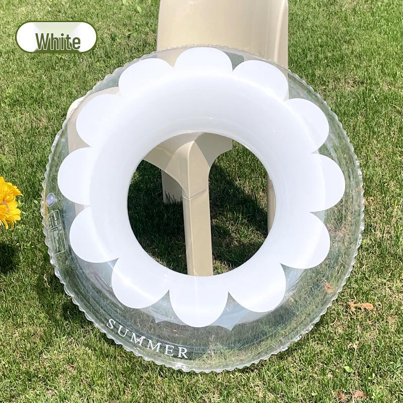 Jialan Transparent Floral Swimming Ring for Adults - Anti-Rollover, Portable Water Sports Underarm Ring White Transparent Flower
Jialan Transparent Floral Swimming Ring for Adults - Anti-Rollover, Portable Water Sports Underarm Ring White Transparent Flower