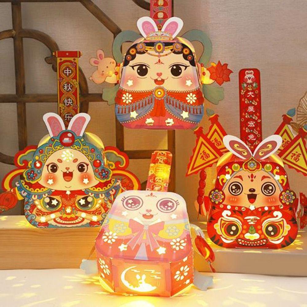 Chinese Style Mid-Autumn Festival Lantern Cartoon Rabbit Hanging Lantern for Mid-Autumn Festival Style D
Chinese Style Mid-Autumn Festival Lantern Cartoon Rabbit Hanging Lantern for Mid-Autumn Festival Style D
