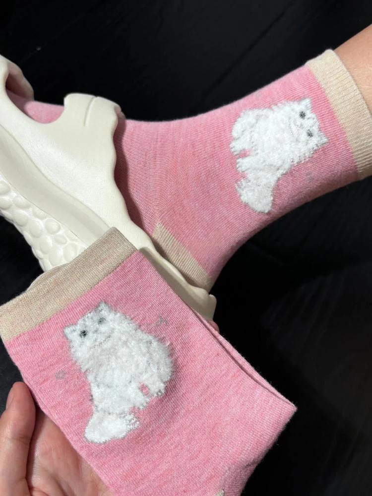 Cartoon Cute Cat Balls Cotton Socks Funny Cat Cotton Socks Breathable Soft Novelty Stocking Kawaii Gift Sock for Gifts One Size
Cartoon Cute Cat Balls Cotton Socks Funny Cat Cotton Socks Breathable Soft Novelty Stocking Kawaii Gift Sock for Gifts One Size