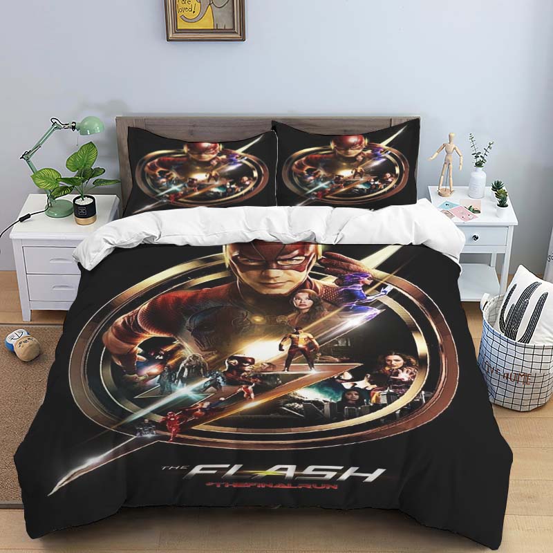 The Flash sci-fi bedding set, including one duvet cover and two pillowcases, perfect for home decor and a fan gift. 135x200cm
The Flash sci-fi bedding set, including one duvet cover and two pillowcases, perfect for home decor and a fan gift. 135x200cm