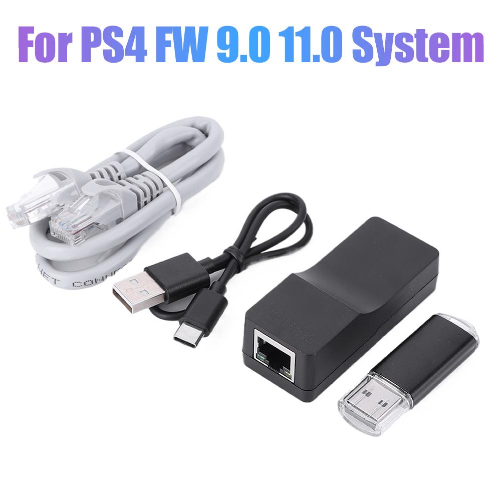 One-Key JB Tool Mod Set USB Dongle JB USB Adapter with Ethernet Type-C Cable Kit USB Dongle JB Tool for PS4 FW 9.0/11.0 System
One-Key JB Tool Mod Set USB Dongle JB USB Adapter with Ethernet Type-C Cable Kit USB Dongle JB Tool for PS4 FW 9.0/11.0 System
