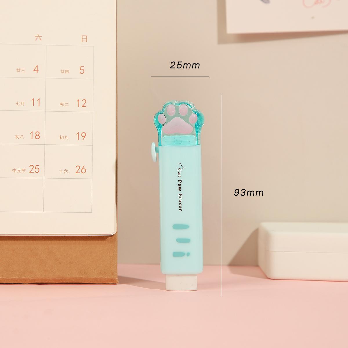 1 шт., милый ластик в виде лапы, мини-кошачий коготь, резиновые ластики для чистки карандашей, канцелярские принадлежности, школьный подарок, награда 27.9*16.55*93.25mm
1 шт., милый ластик в виде лапы, мини-кошачий коготь, резиновые ластики для чистки карандашей, канцелярские принадлежности, школьный подарок, награда 27.9*16.55*93.25mm