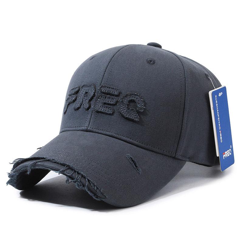 New embroidered letter brim ripped baseball cap men s and women s outdoor leisure sunscreen visor fashion Adjustable сірий колір
New embroidered letter brim ripped baseball cap men s and women s outdoor leisure sunscreen visor fashion Adjustable сірий колір