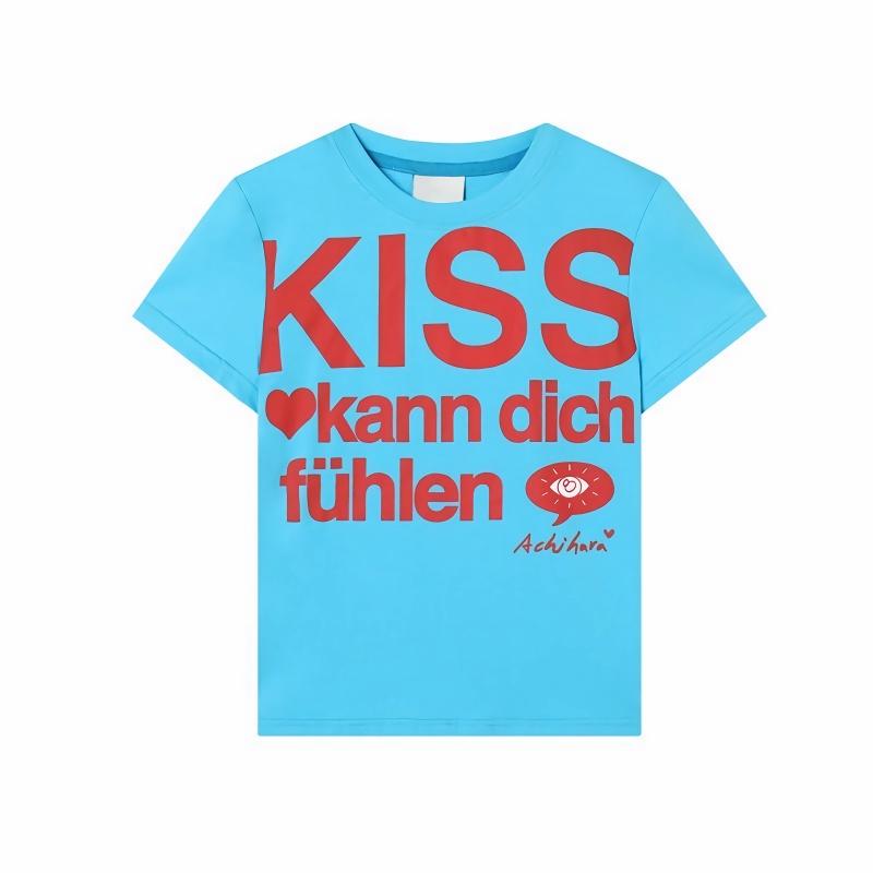 Европейская и американская летняя футболка с круглым вырезом и принтом букв S
Европейская и американская летняя футболка с круглым вырезом и принтом букв S