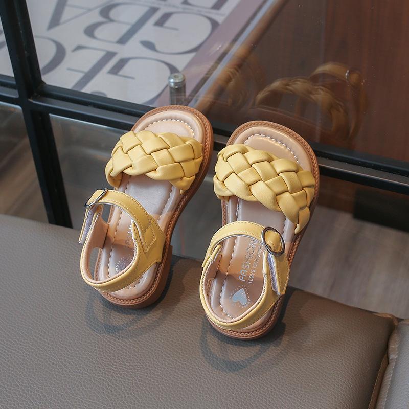 New Summer Girls Sandals, Korean Style Fashion Woven Kids Shoes, Soft Sole Open-toe Princess Sandals 31 жовтий
New Summer Girls Sandals, Korean Style Fashion Woven Kids Shoes, Soft Sole Open-toe Princess Sandals 31 жовтий